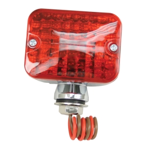 Mini Tail Light, Red, Dual Function, Each