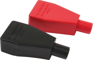 Battery Terminal Covers Red/Black 1pr ALL76150