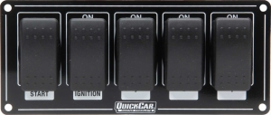 Rocker Switches with Black Plate 52-865