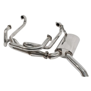 Sideflow Exhaust System, Fits Type 2 Bus 63-67 STAINLESS
