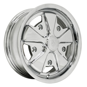 911 Alloy Wheels All Chrome, 4.5 Wide, 5 on 205mm
