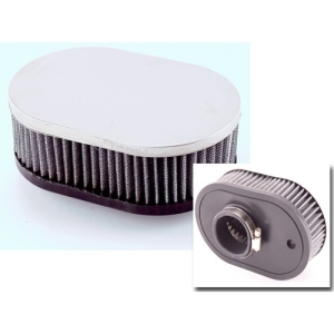 Oval Air Cleaner, 2 Inlet, 4.5x7 Oval, 2.75 Tall