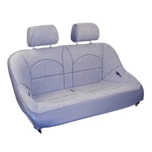 42 Off-Road Bench Seat, Grey Vinyl with Grey Fabric Inner
