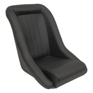 Roadster Style Seat, Black Vinyl