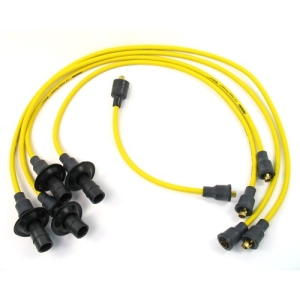 Pertronix 7mm Spark Plug Wires Yellow, Fits Standard VW Caps