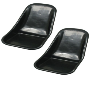 Low Back Seat Shells, Impact Plastic, Pair