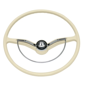Steering Wheel, for Beetle 62-71, Ghia 62-71, White 15-3/4
