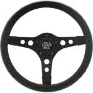 Steering Wheel, 13 Diameter, 3-1/2 Dish, 5 Bolt, Black