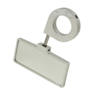Rear View Mirror, Billet Clamp On Style, for 1-1/2 Tube